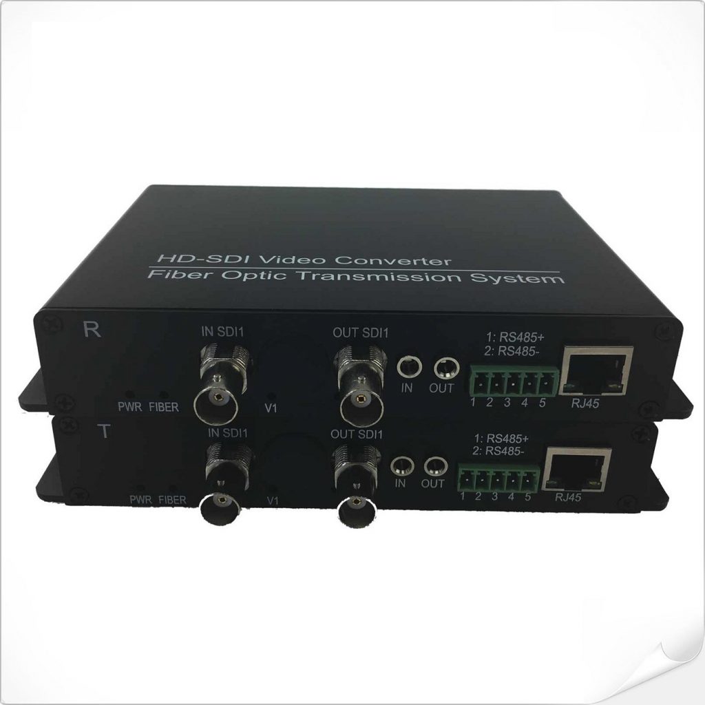 SD/HD/3G-SDI + RS485/RS422/RS232 данные + 10/100 м Ethernet по оптоволокну конвертер